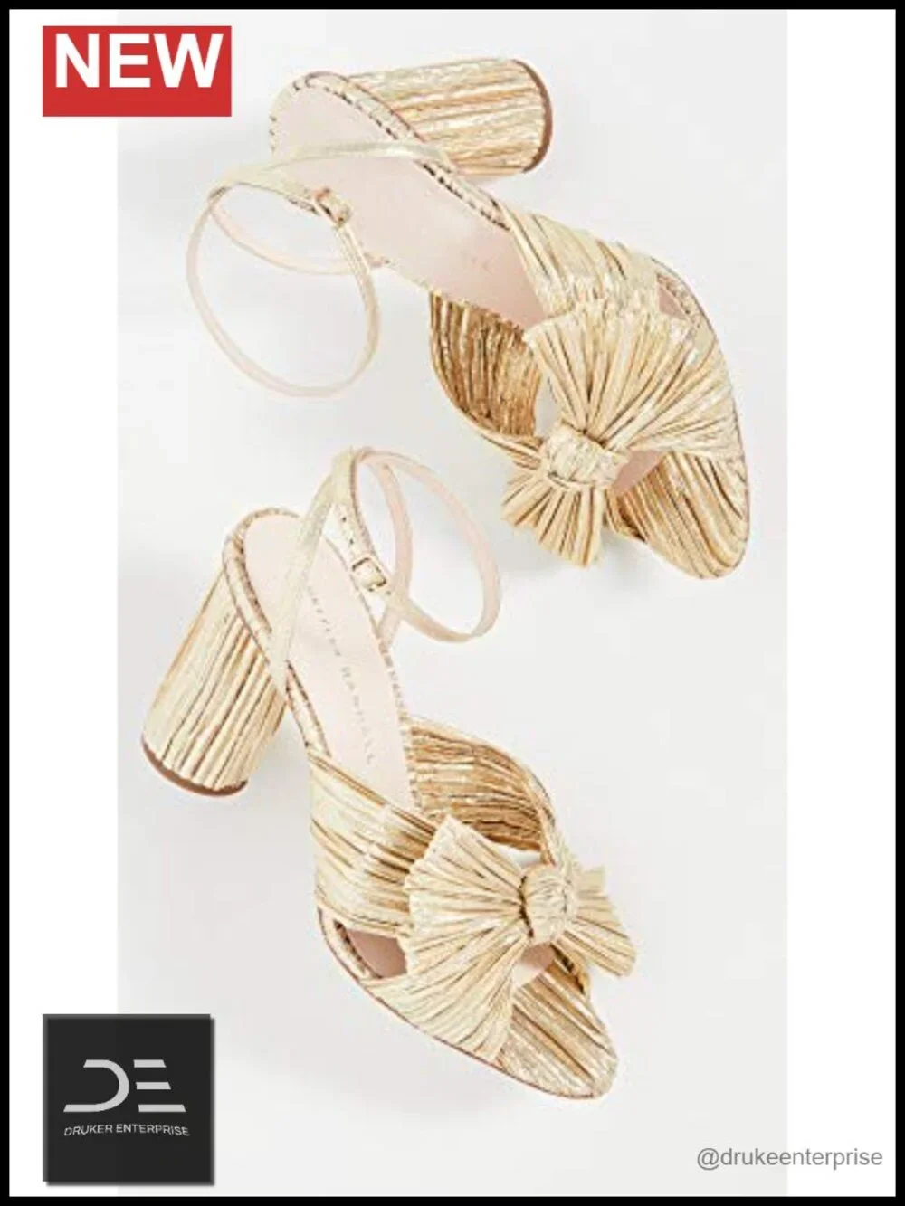 Cushioned Leather Heeled Sandals with Ankle Strap - Open Toe Formal Party Shoes